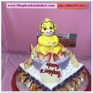 Bánh Sinh Nhật Con Khỉ Tuổi Thân - T38
